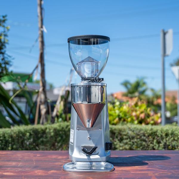 Pre Loved Mazzer Mini E In Silver Coffee Grinder