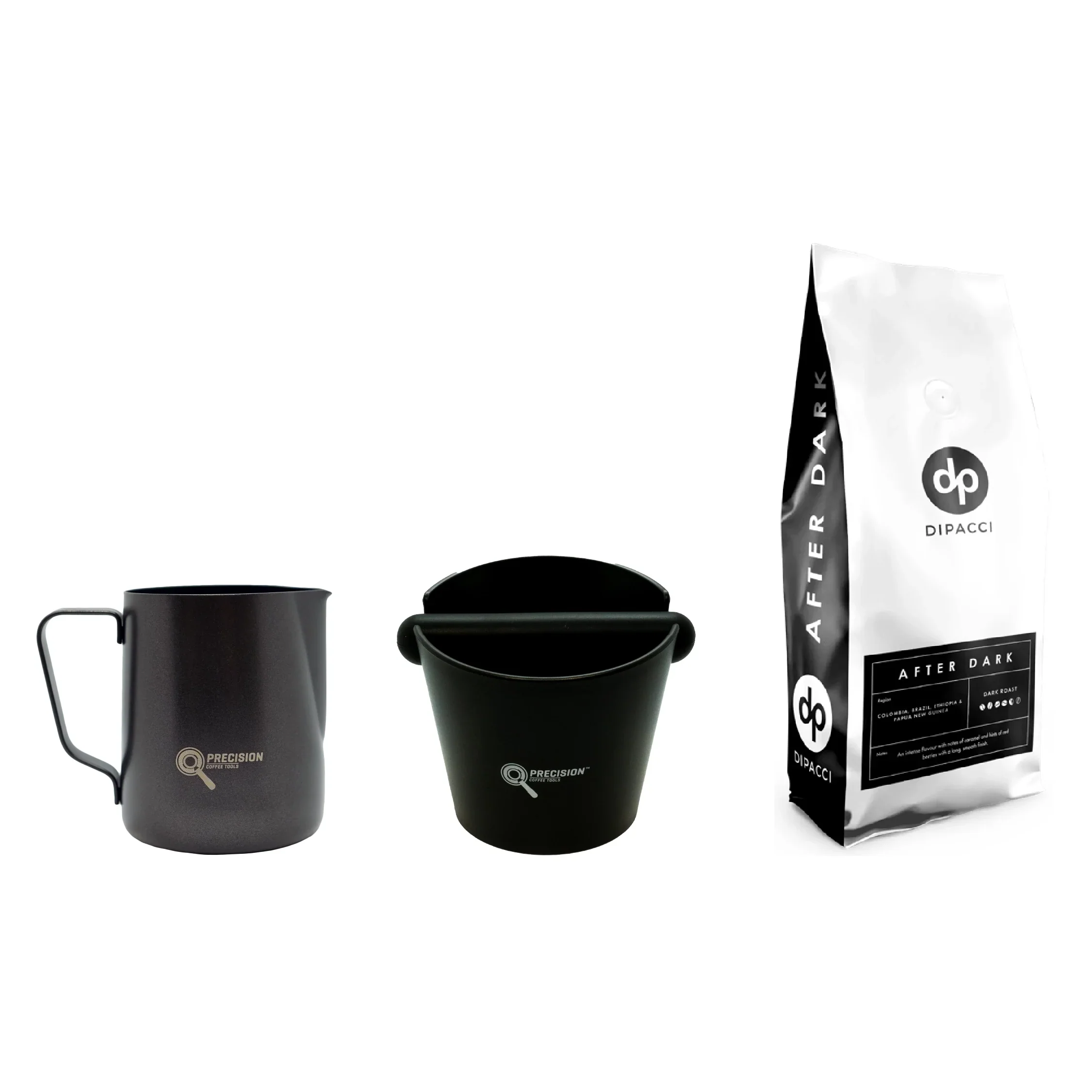 Rancilio Silvia V6 +  Varia VS3 Coffee Grinder Gen 2 + 1kg  After Dark Blend + Precision Accessories
