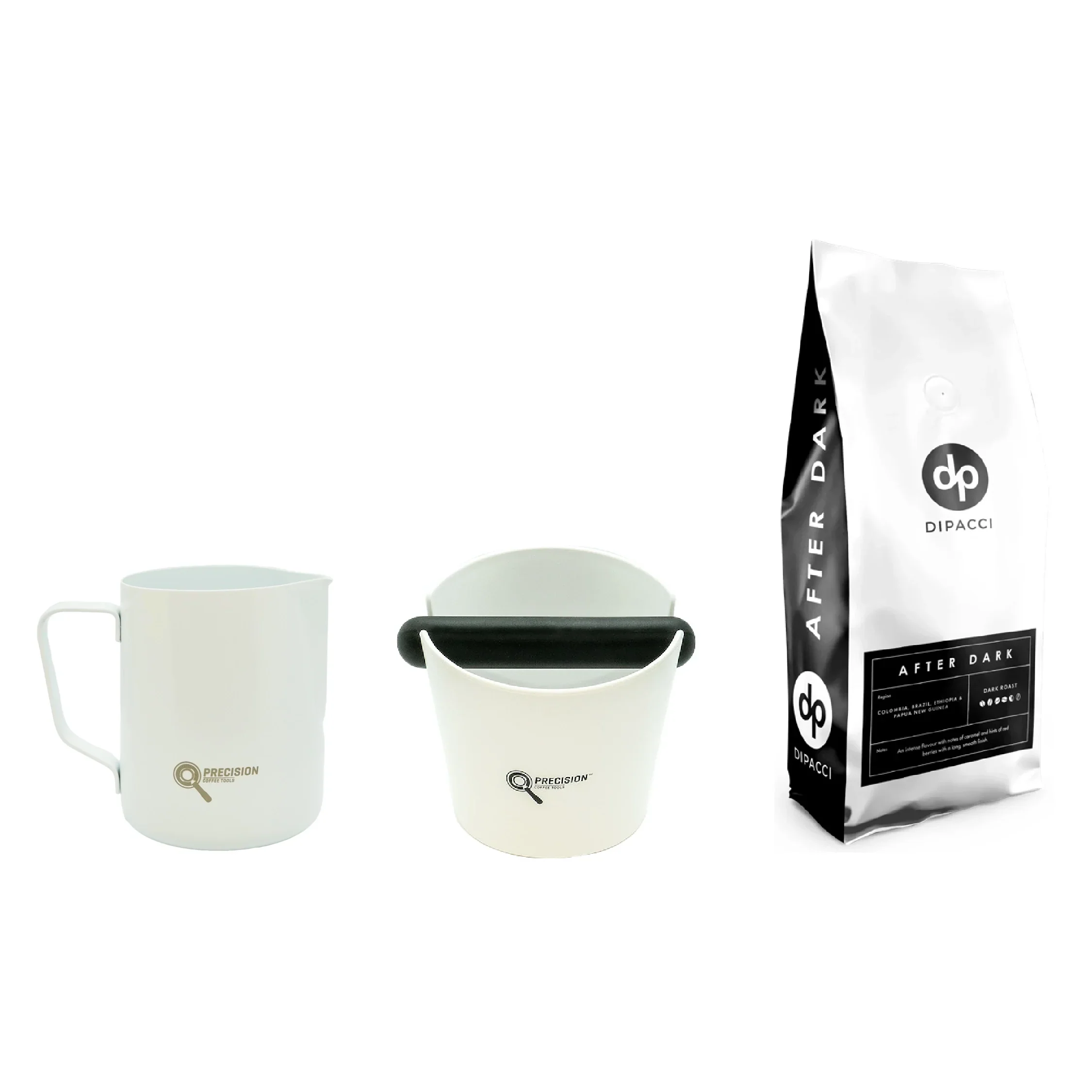 Rancilio Silvia V6 +  Varia VS3 Coffee Grinder Gen 2 + 1kg  After Dark Blend + Precision Accessories