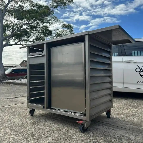 Australian Made Compact Stainless Steel Coffee/ food cart