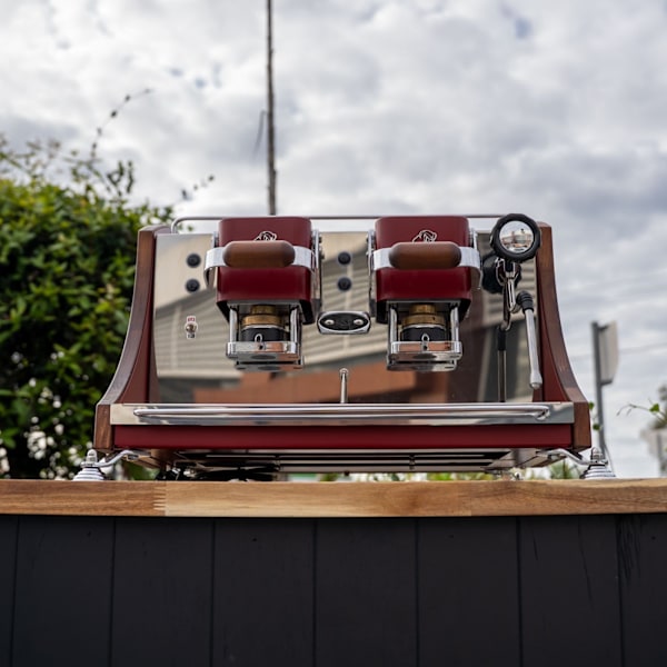 Ex Demo Commercial 2 Group ESE Pod Coffee Machine With Milk Steamer