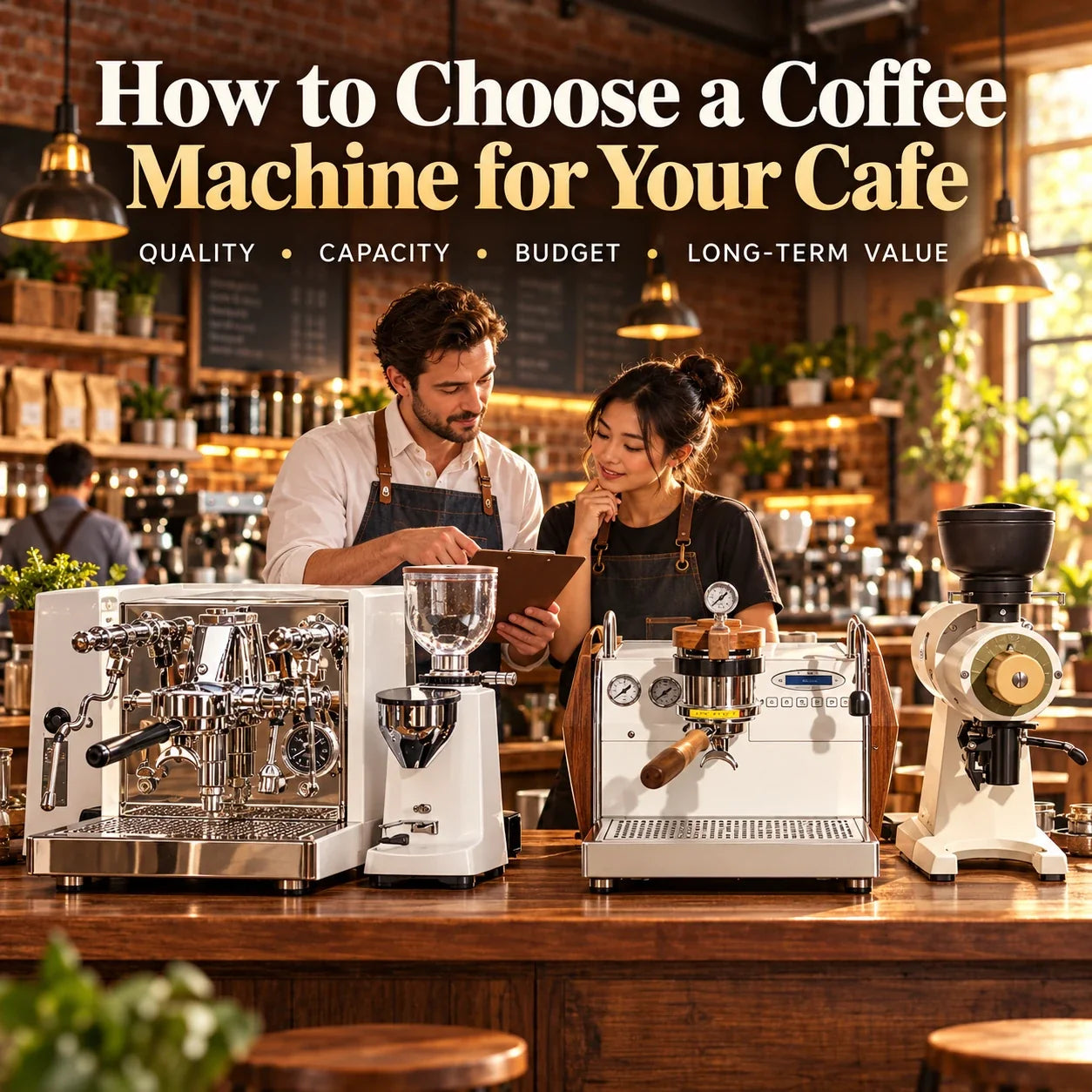 How to Choose a Coffee Machine for Your Cafe