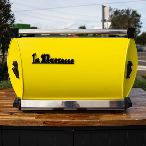 Hard to Come By La Marzocco GB5 – 2 Group Pre-Loved in Stunning Yellow