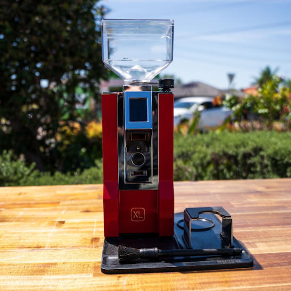 Ex-Demo Eureka XL Coffee Grinder – Red | Rubber Mat Kit | As New