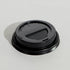 12-16oz Lids - PLAIN BLACK / PACK OF 100