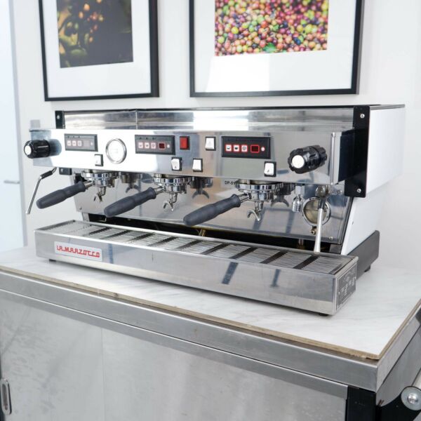 Stunning Late Model Shot Timer La Marzocco Custom In White