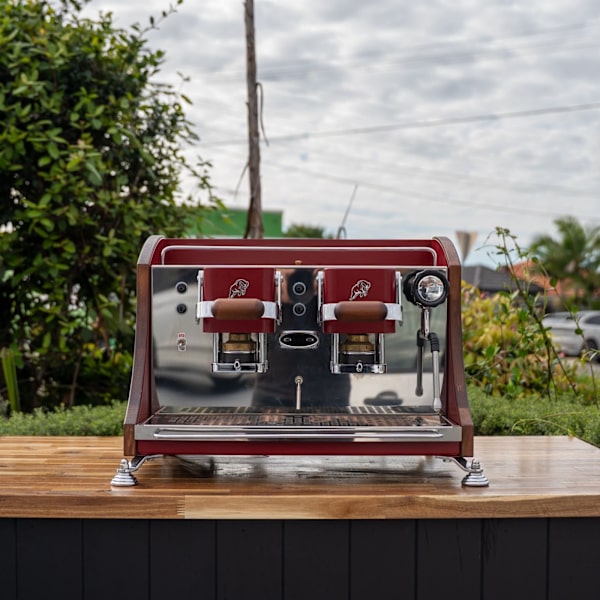 Ex Demo Commercial 2 Group ESE Pod Coffee Machine With Milk Steamer
