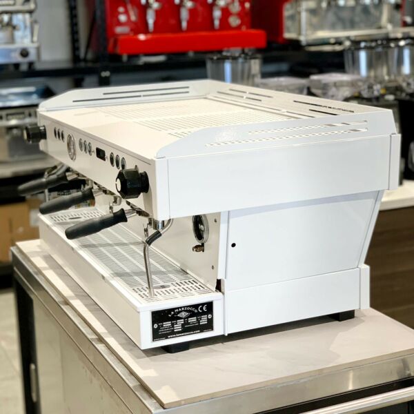 Immaculate 3 Group La Marzocco PB Coffee Machine In Custom White