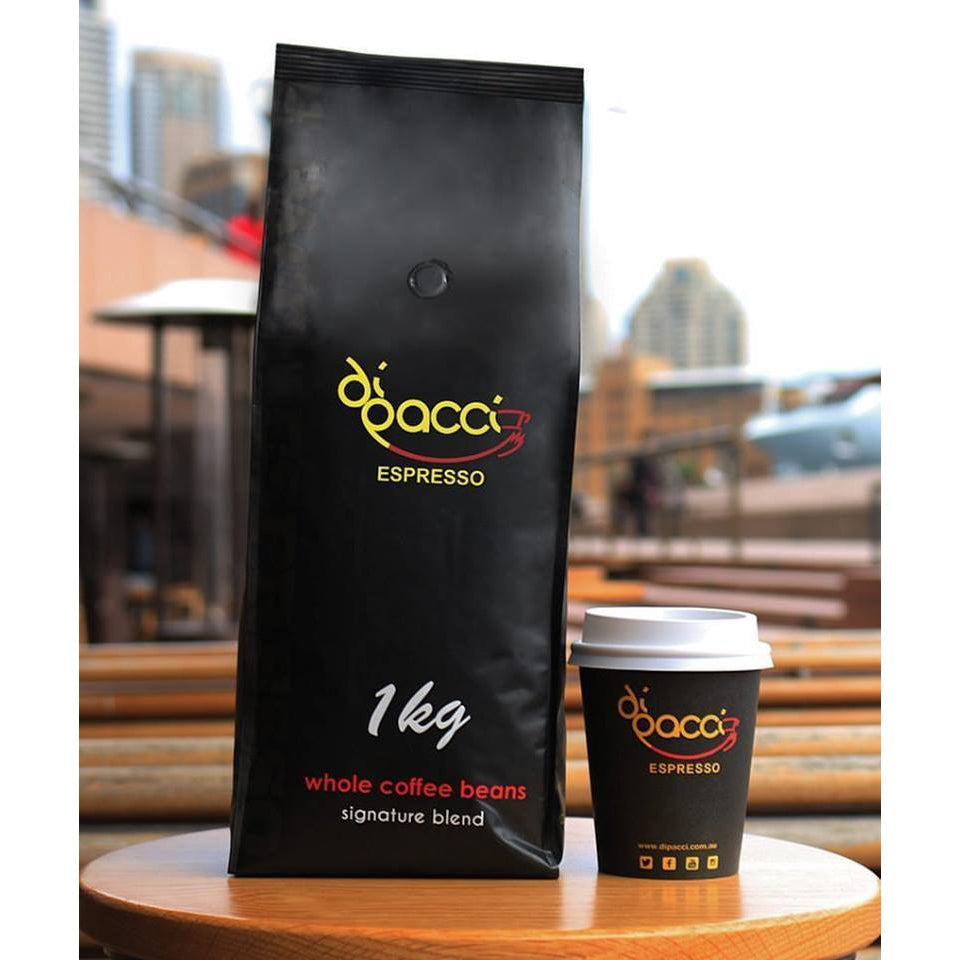 Di Pacci Organic Espresso Coffee Beans 250g Delivered