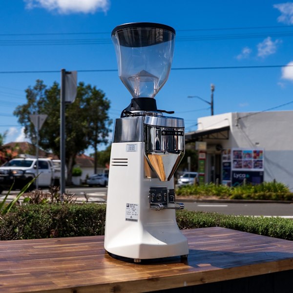 Ex Demo Mazzer Robur S Electronic In White