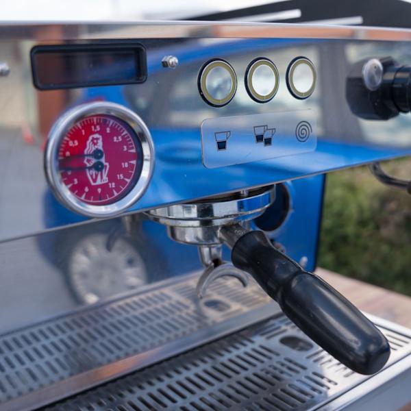 Pre Loved Immaculate 2 Group Custom Black La Marzocco PB