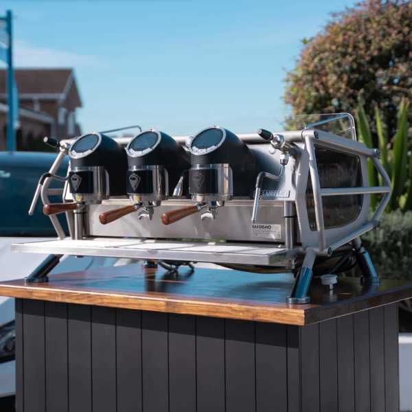 Immaculate 3 Group Sanremo Cafe Racer Commercial Coffee Machine