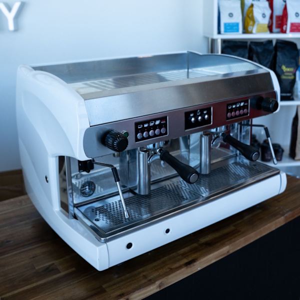 Pre-Loved Wega Polaris 2 Group White 15A Commercial Coffee Machine
