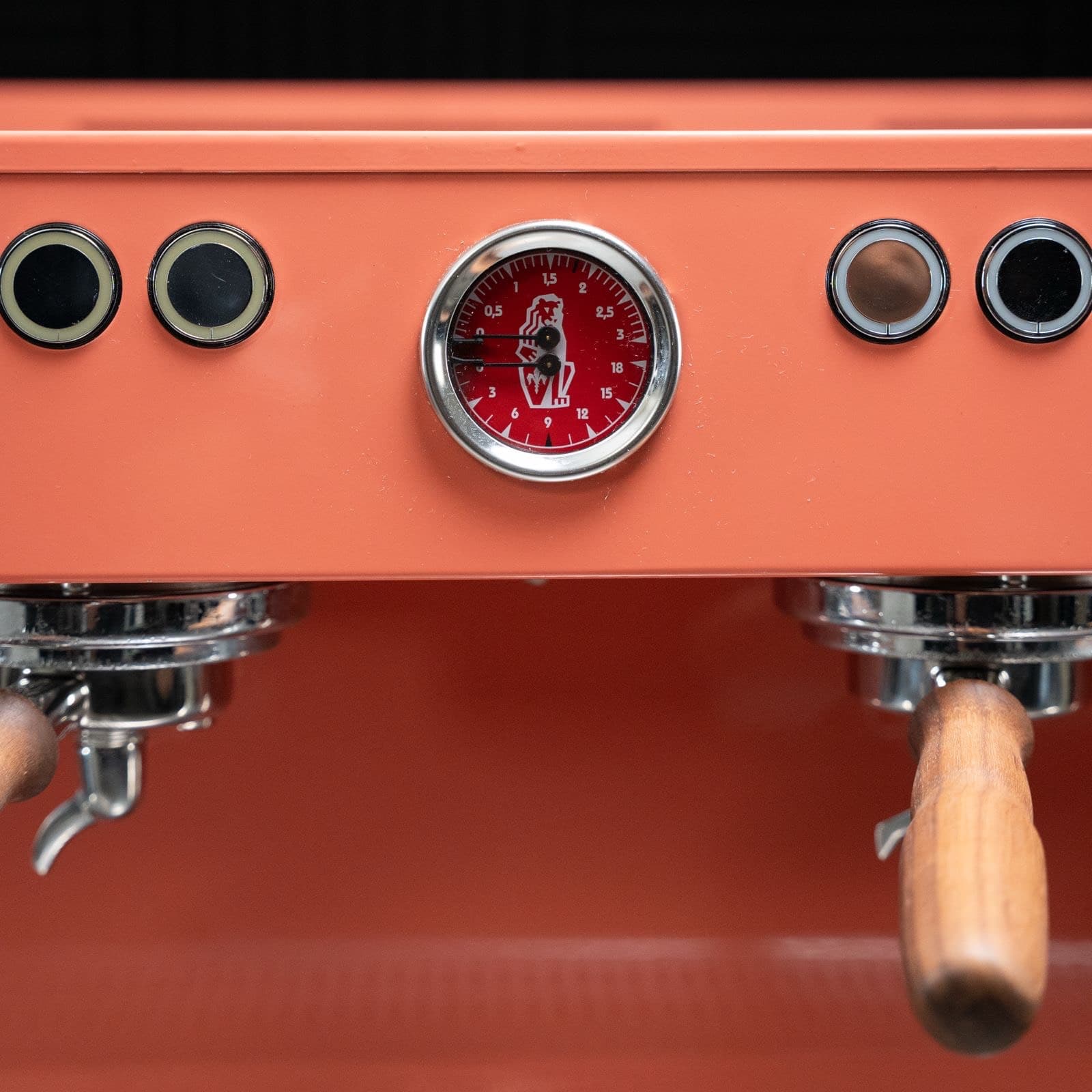 Pre-Loved La Marzocco PB 3 Group Custom Sand Orange Espresso Machine