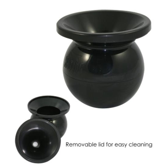 Rattleware Cupping Spittoon Black Plastic - Rattleware