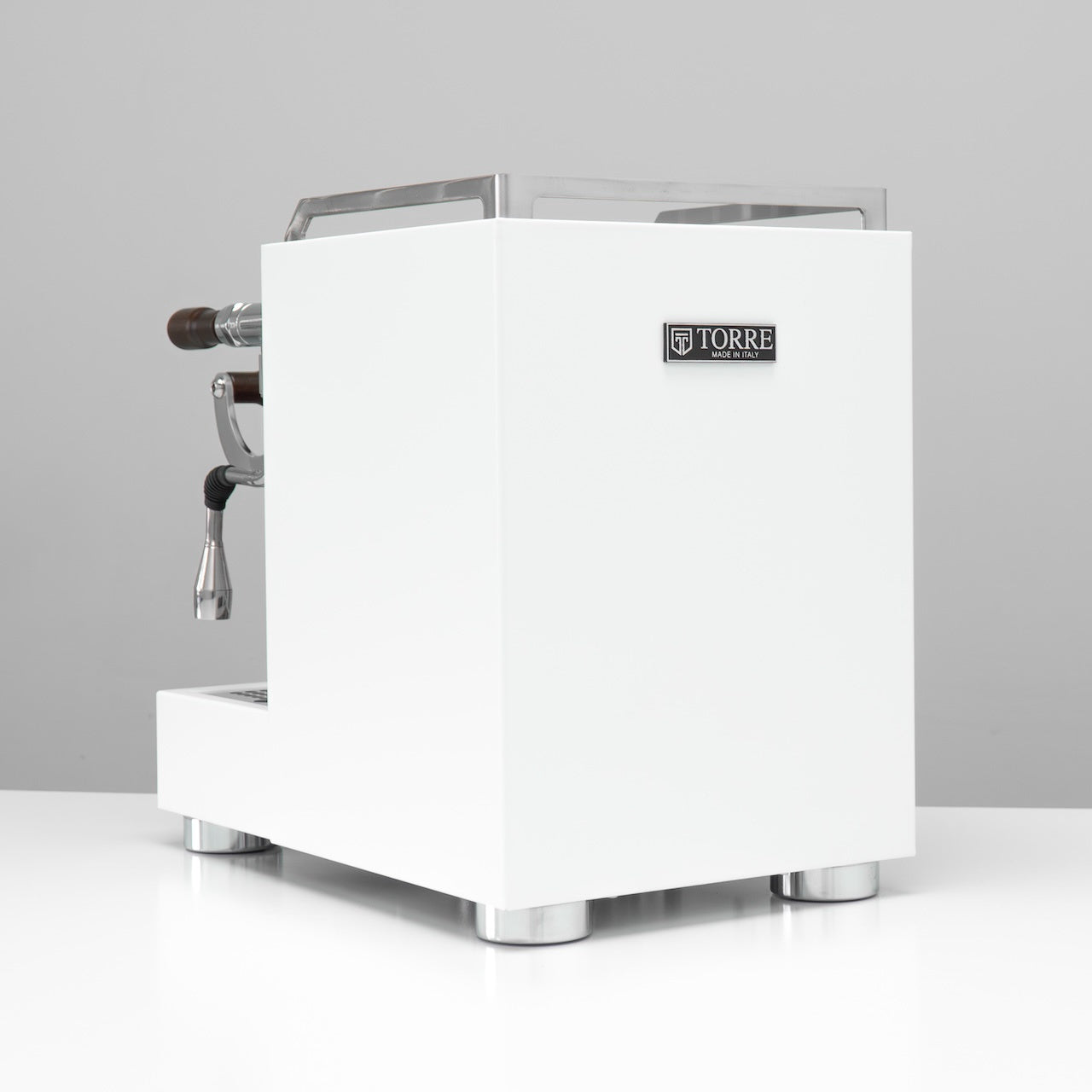 Torre Luigino TSP MT White with Wood and Joystick Coffee Machine