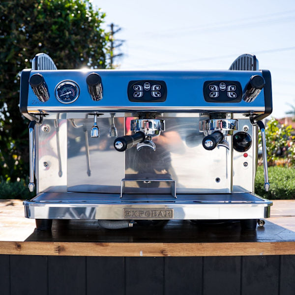 Pre-Loved Expobar Zircon 2 Group Coffee Machine – Tall Cup | 15 Amp