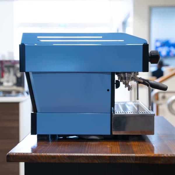 Stunning Pre Owned 2 Group La Marzocco PB In Ocean Blue