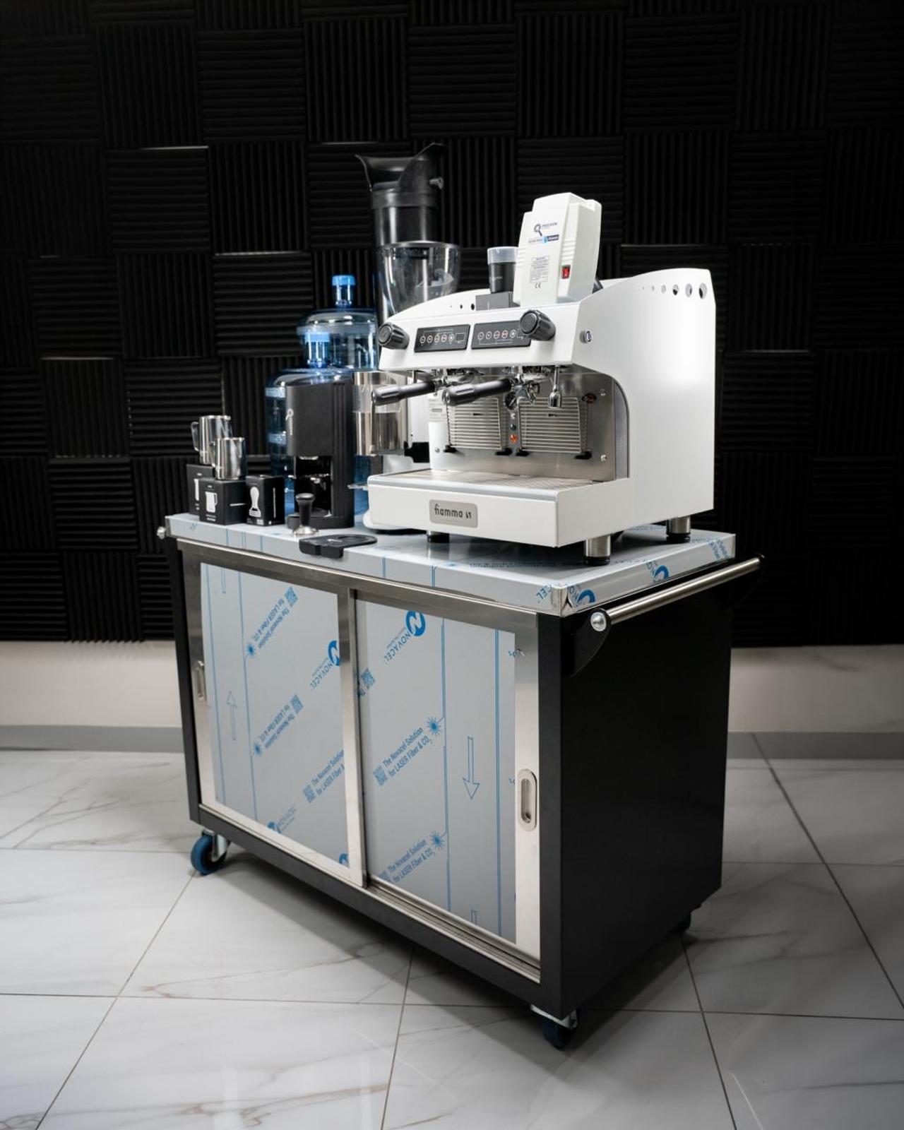 Brand New Self-Contained FIAMMA Commercial Coffee Cart Package