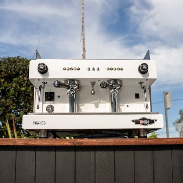 Pre-Owned Wega Pegaso 2 Group Coffee Machine – Custom White – New Touchpad Model