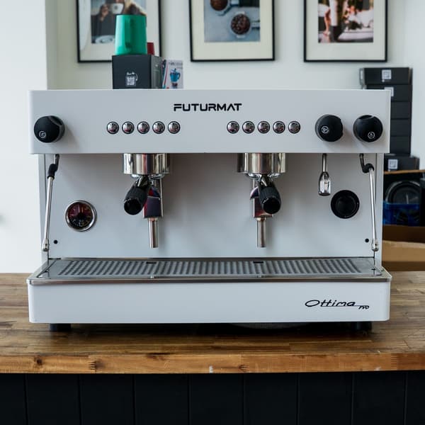 Pre Loved 2 group Futurmat Ottima Tall Cup 15Amp coffee Machine