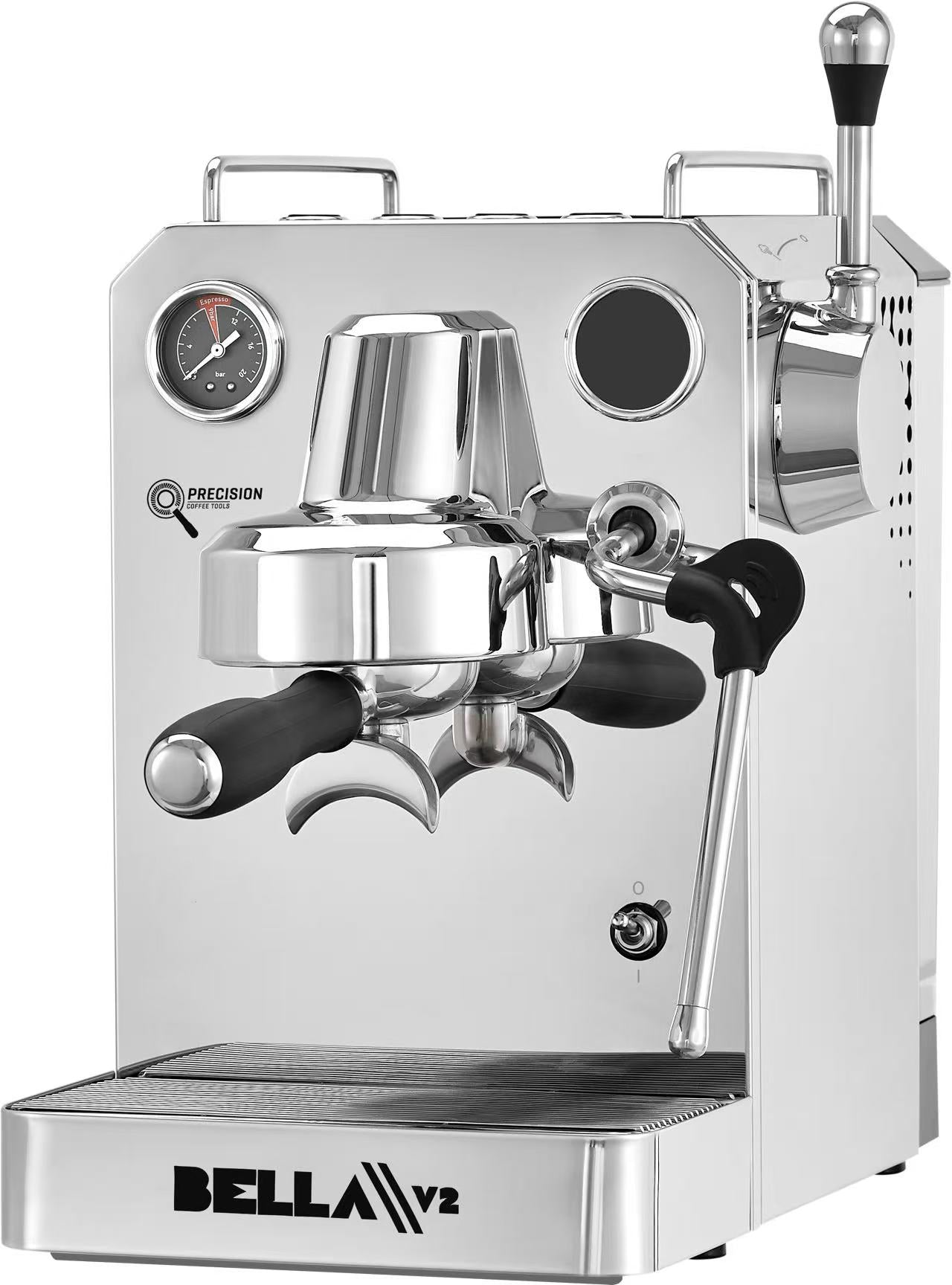 Precision Bella V2 Coffee Machine Stainless Steel