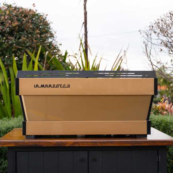 Immaculate Late Model Burnt Orange 3 Group La Marzocco PB