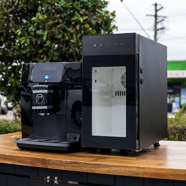 Brand New Carimali CA250 Automatic Coffee Machine + Fridge