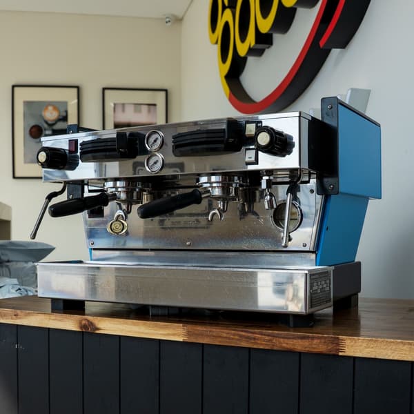 Pre Loved La Marzocco 2 Group Linea Classic MP In Ocean Blue