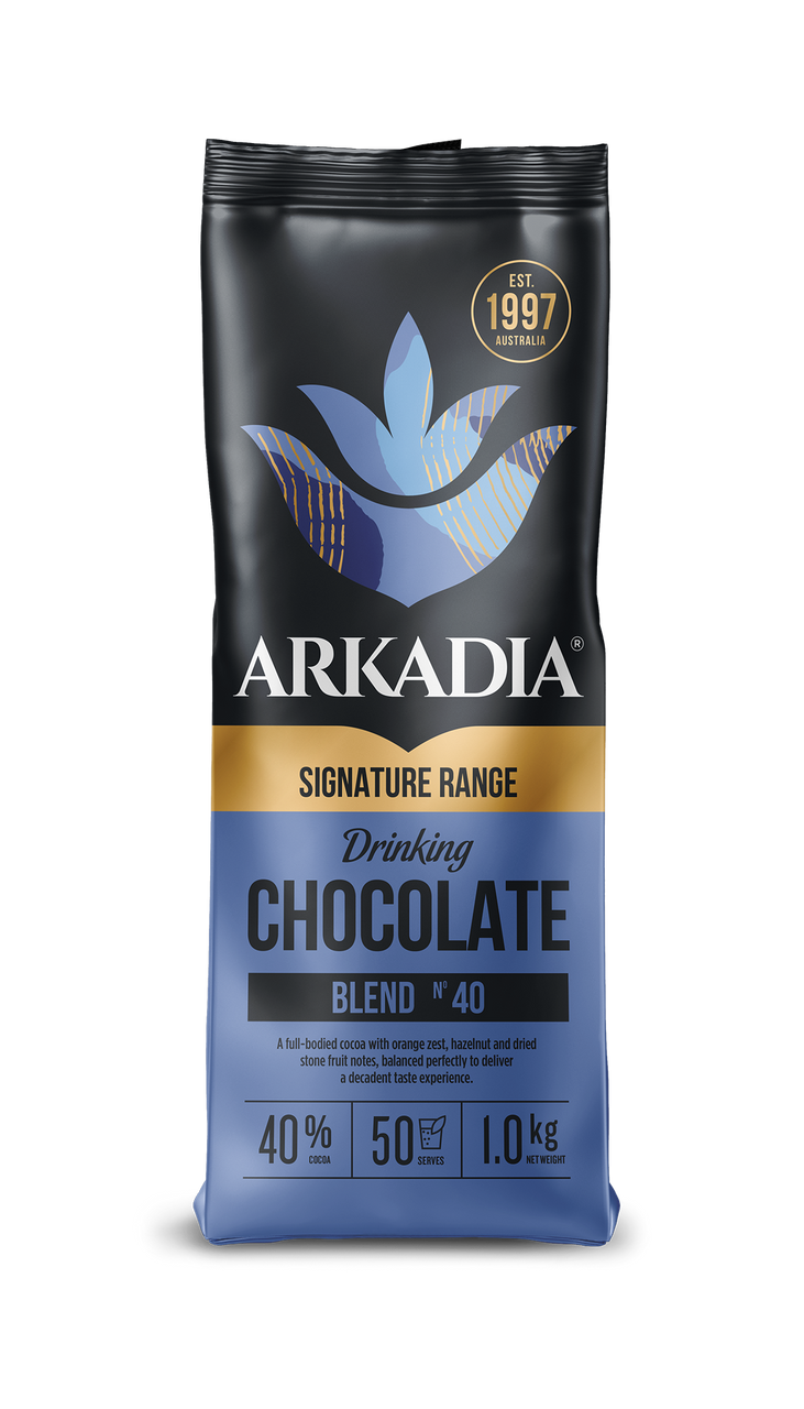 Arkadia 40% Cocoa Drinking Chocolate - 1kg