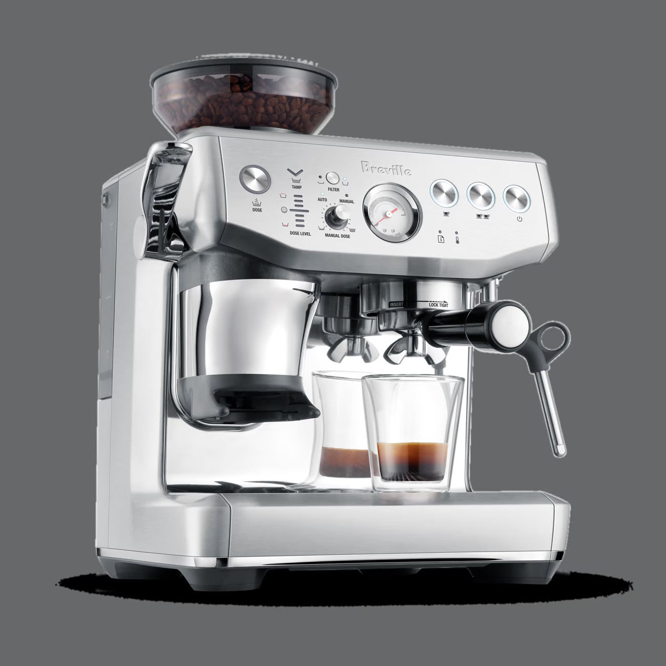 Breville Barista Express Impress Manual Espresso Machine