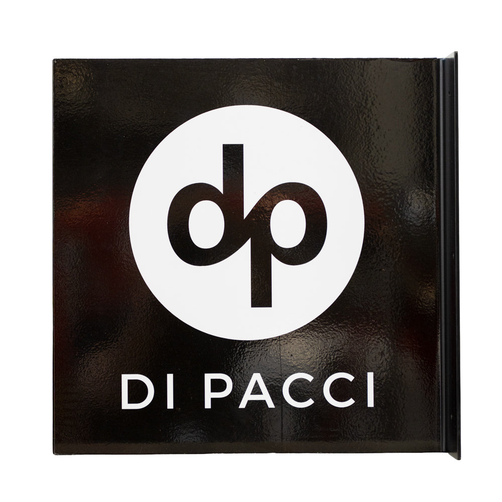 Di Pacci Projecting Wall Sign — Black Gloss Blade Sign, 40cm