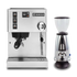 Rancilio Silvia V6 Coffee Machine With Macap M2M Chrome Grinder