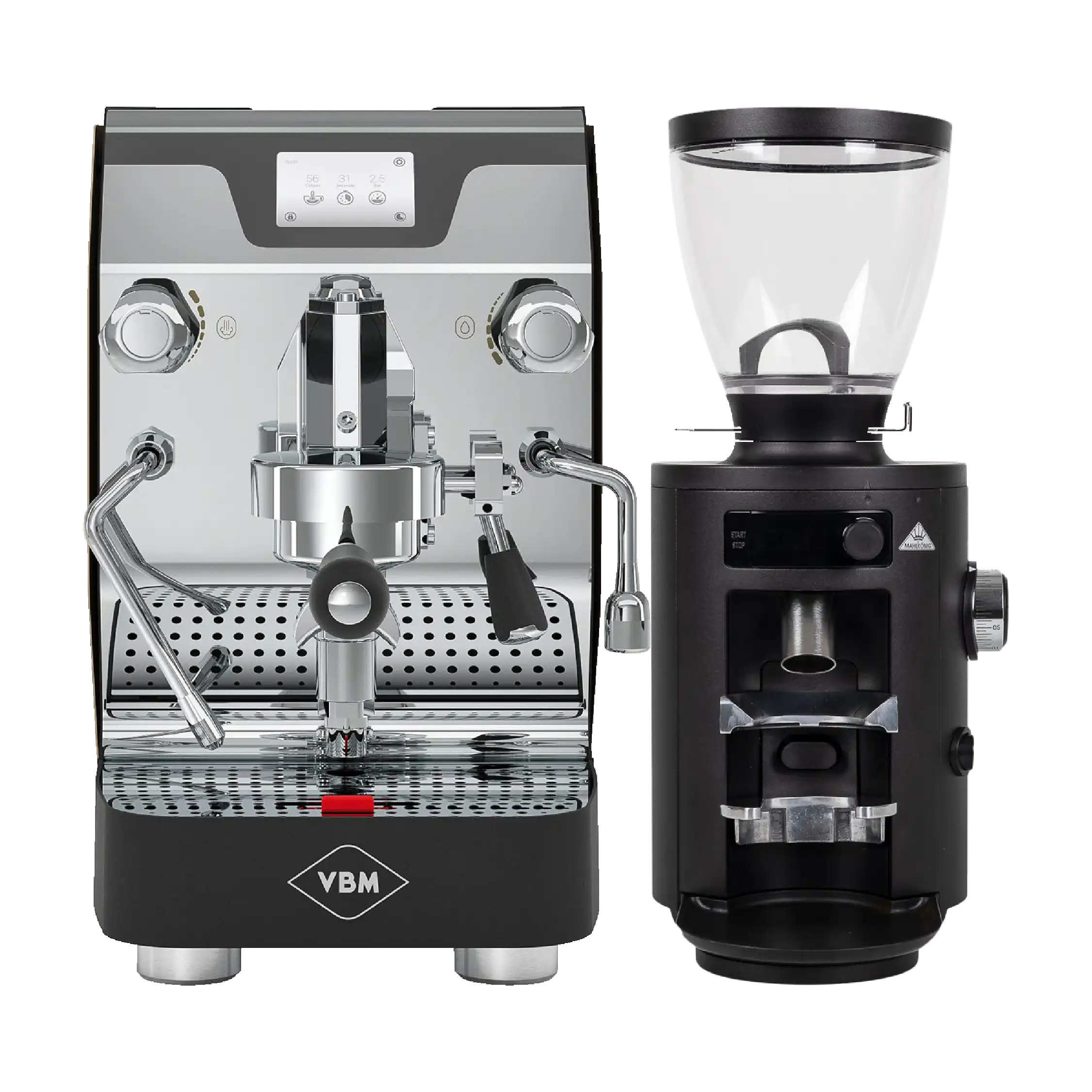 VBM Domobar Super Digital 2B Dual Boiler & Mahlkonig X54 Grinder Package