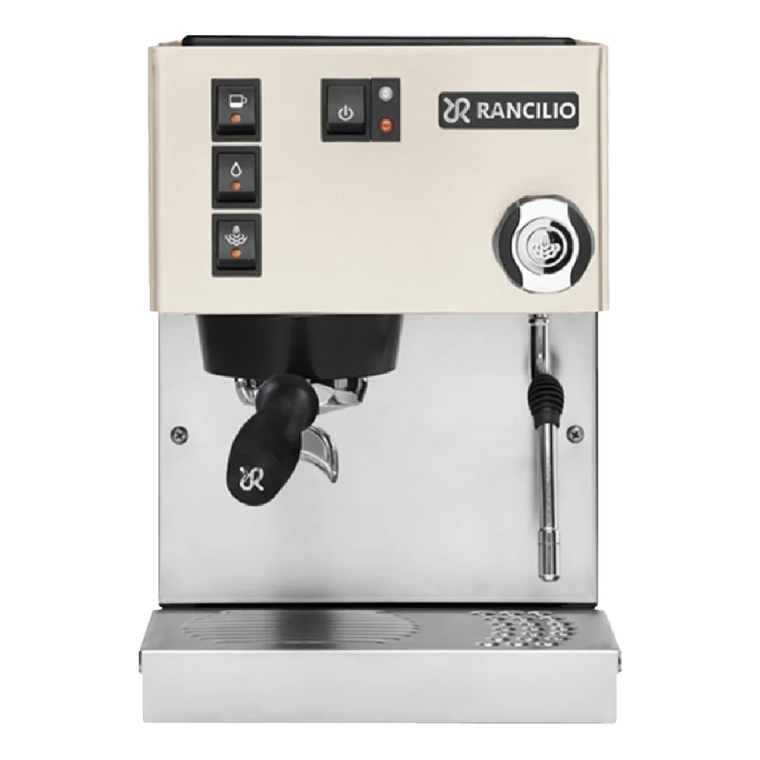 White Rancilio Silvia Bundle (Free Precision GS7 + Di Pacci Elements 250g + Precision Accessories)