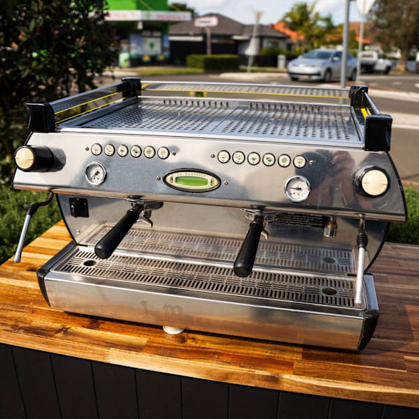 Hard to Come By La Marzocco GB5 – 2 Group Pre-Loved in Stunning Yellow