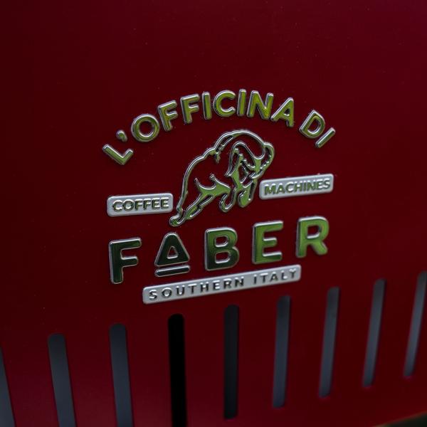 EX DEMO FABER 2 GROUP ESE POD MACHINE BURGUNDY