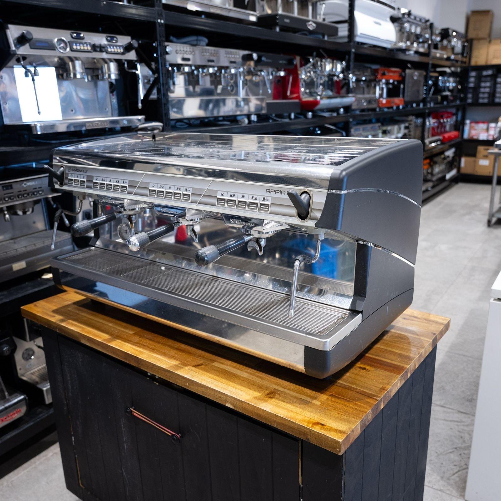 Pre-Loved Nuova Simonelli Appia II 3 Group Tall Cup Coffee Machine