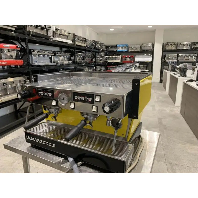 As New 2 Group Custom La Marzocco Linea AV Commercial Coffee