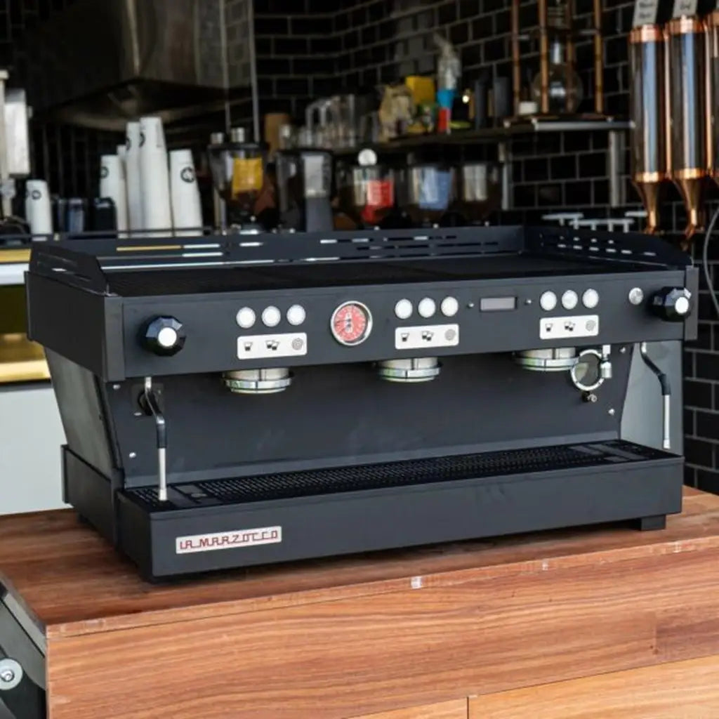 As new 3 Group Custom La Marzocco PB Commercial Coffee