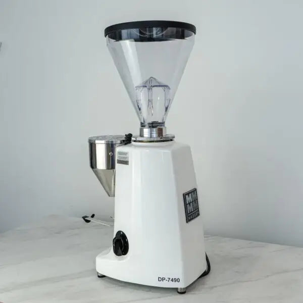 As New Mazzer Super Jolly Electric In White Coffee Grinder