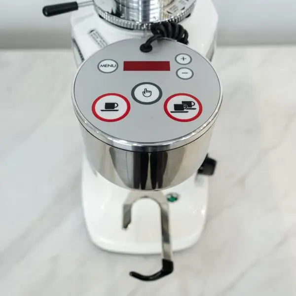 As New Mazzer Super Jolly Electric In White Coffee Grinder