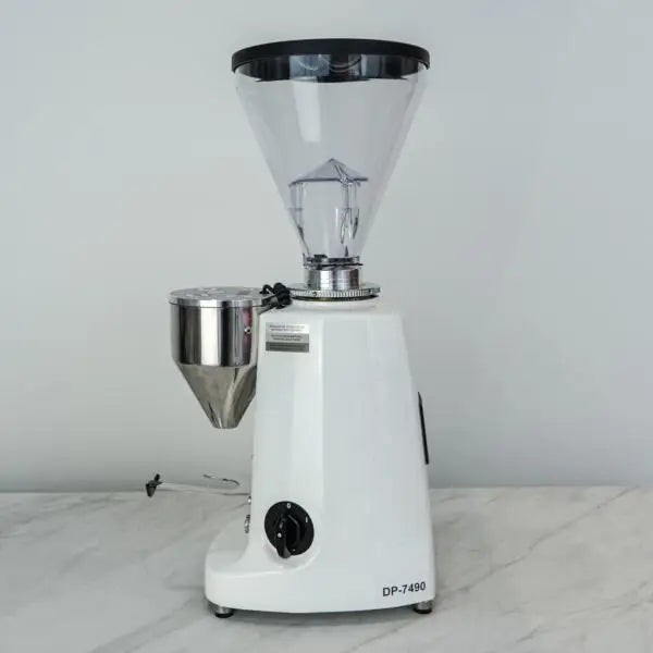 As New Mazzer Super Jolly Electric In White Coffee Grinder