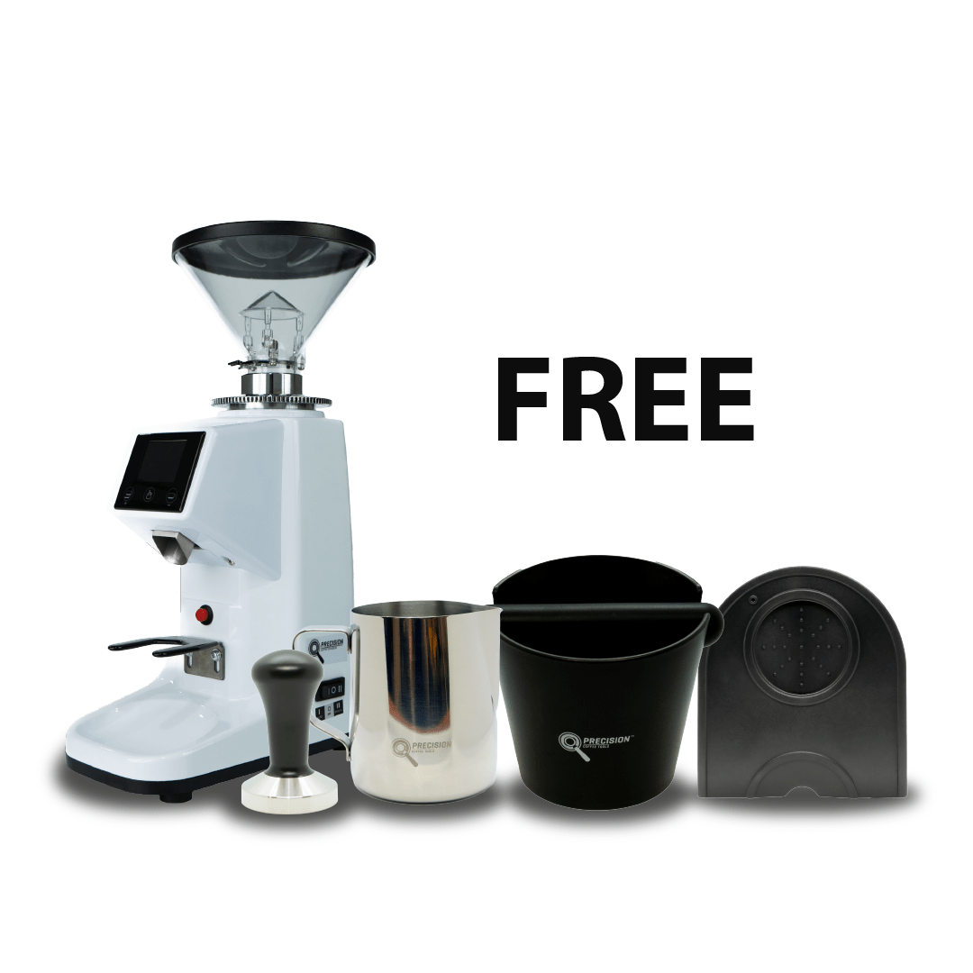 Astoria Greta Single Raised Group Semi - Automatic + Precision GS7 Grinder & Accessories Bundle - Australia - Di Pacci