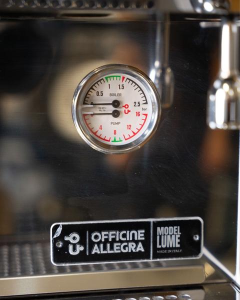 Officine Allegra Lume 1 Group Espresso Machine White Italy
