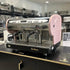 Baby Pink Italian 2 Group Commercial Coffee Machine