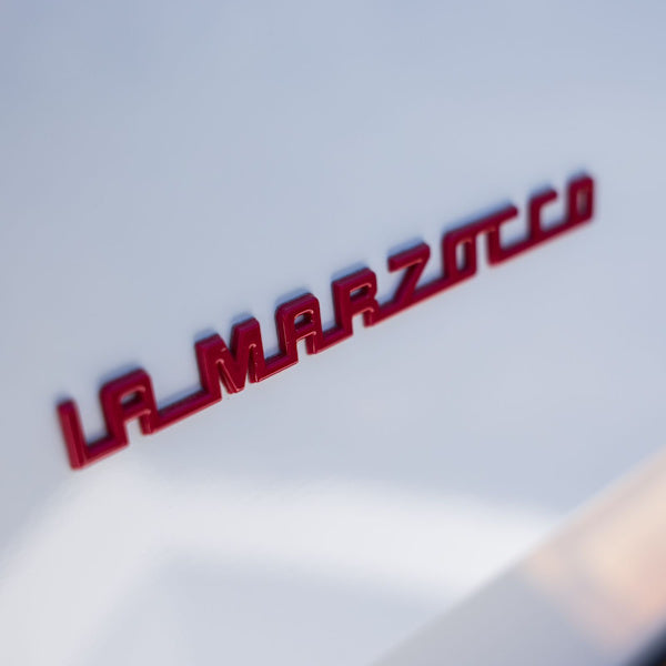 Pre Loved Custom La Marzocco Linea Mini In White & Timber Kit