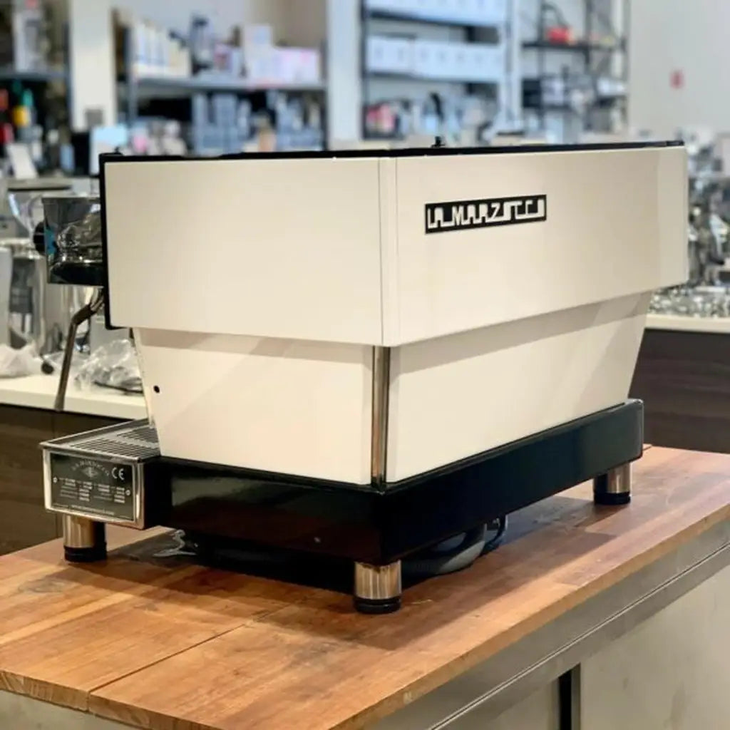 Beautiful Custom White 2 Group Linea AV Commercial Coffee