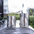 Black Futurmat Ottima & DIP DS - 68 Grinder + Precision Accessories & Stainless Steel Coffee Cart Package - Australia - Di Pacci