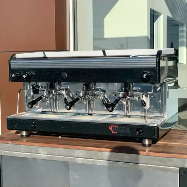 Brand New 3 Group Wega GAS Leva Commercial Coffee Machine